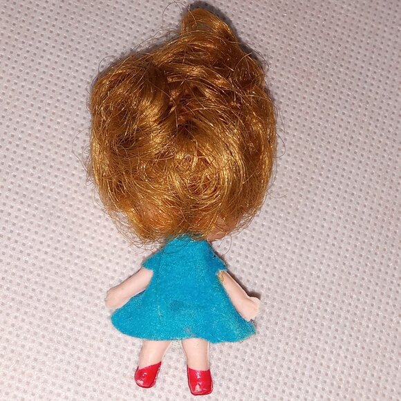 Vintage Tiny Doll, Small Doll, Retro Doll, Mini Doll, Adorable Little Doll Toy - Picture 4 of 7